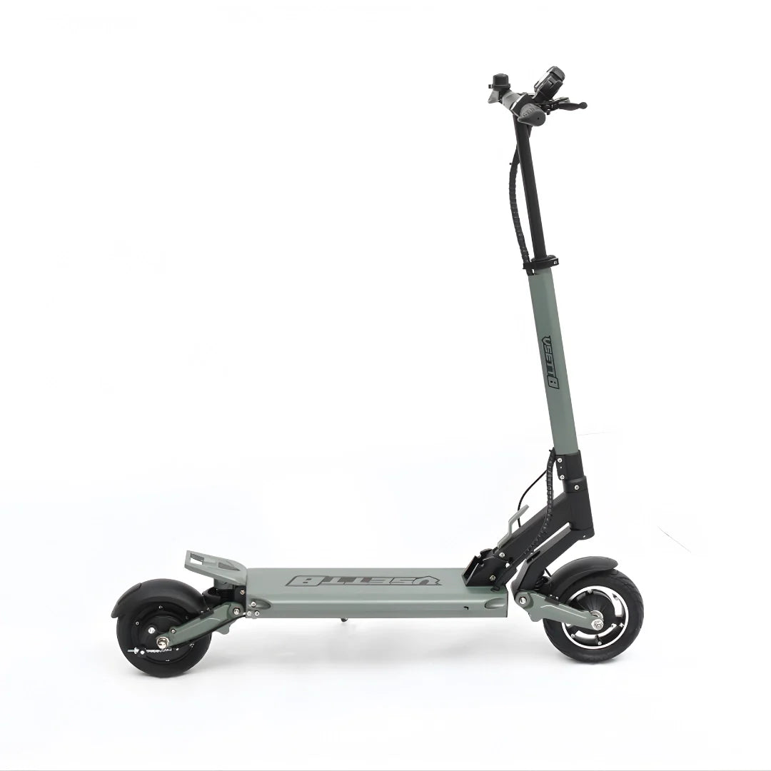 Electric scooter VSETT 8 – right side view, folded