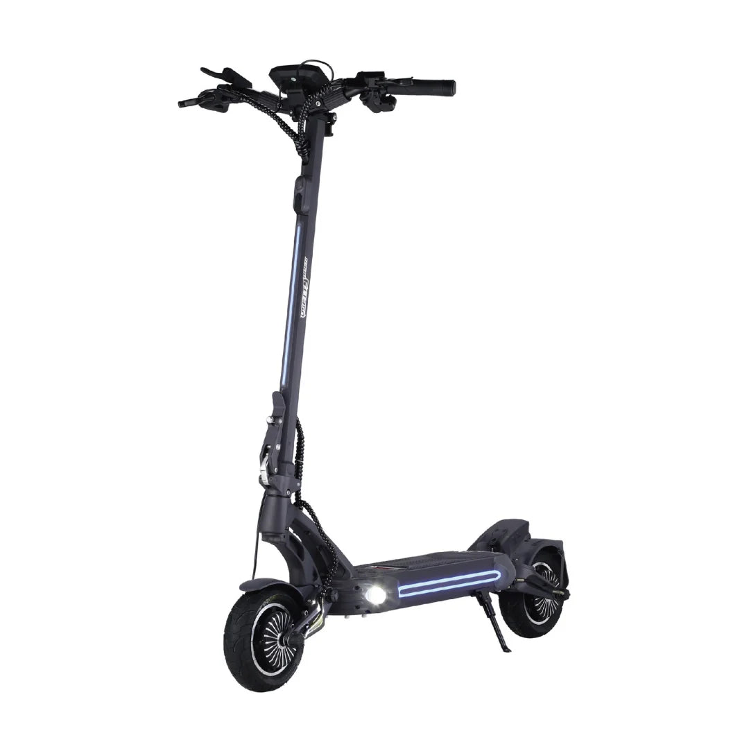Electric scooter VSETT 9 APEX – front three-quarter view