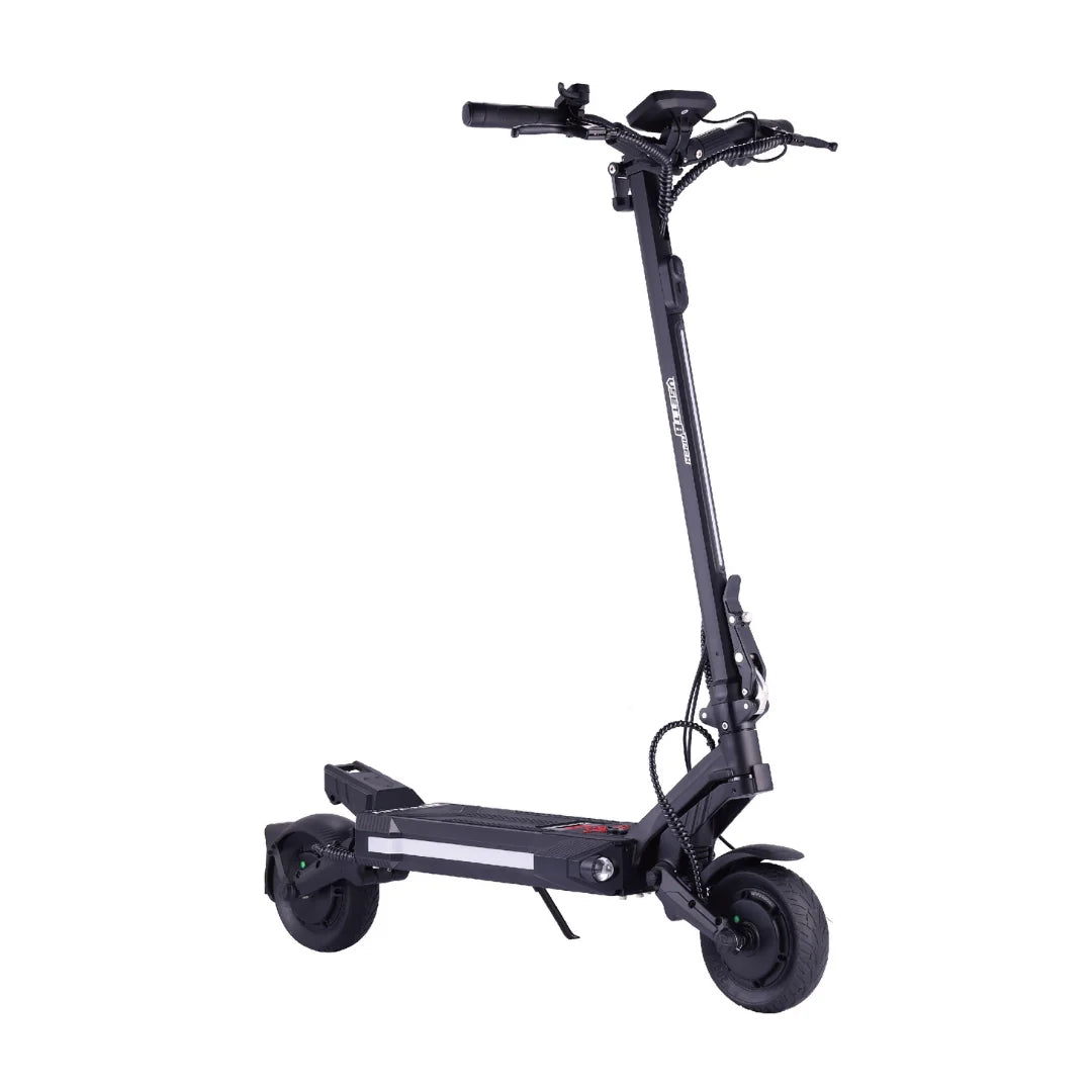 Electric scooter VSETT 8 APEX – front three-quarter view, opposite side
