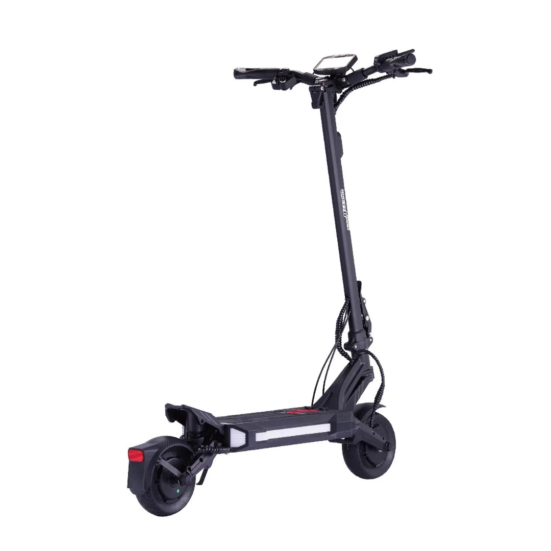 Electric scooter VSETT 8 APEX – rear three-quarter view