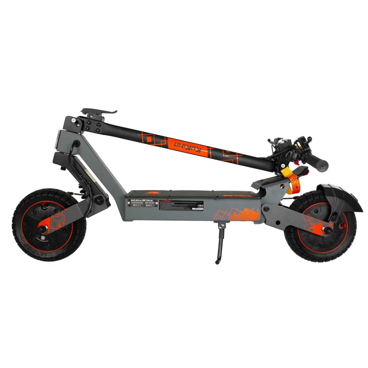 Elektroroller KuKirin G2 ULTRA – Seitenansicht, zusammengeklappt
