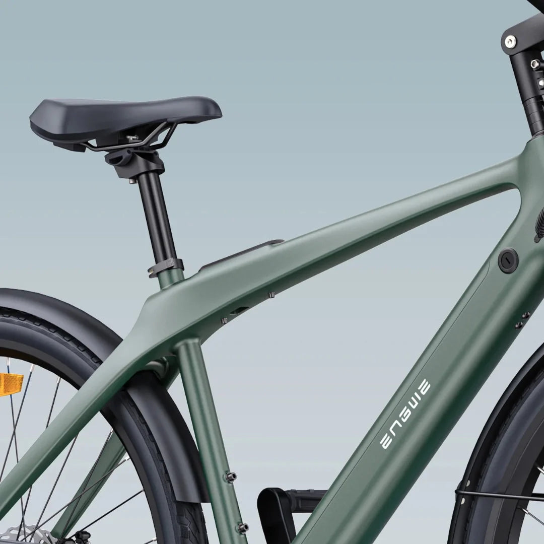Electric bicycle Engwe MapFour N1 AIR – seat and frame detail