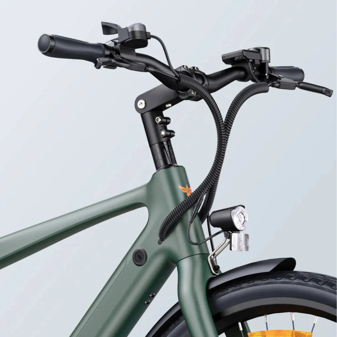 Electric bicycle Engwe MapFour N1 AIR – handlebars and front light