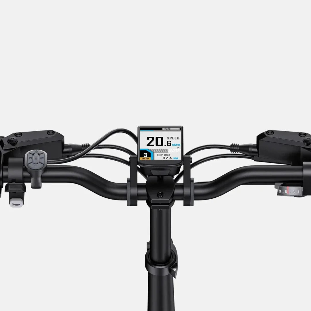 Electric bicycle Engwe Engine X – handlebar and display unit