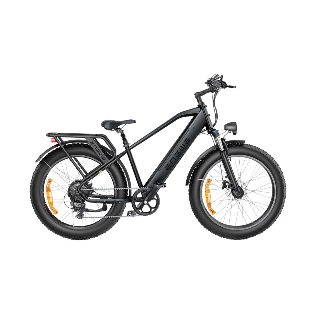 Electric bicycle Engwe E26 – black colour variant, side view