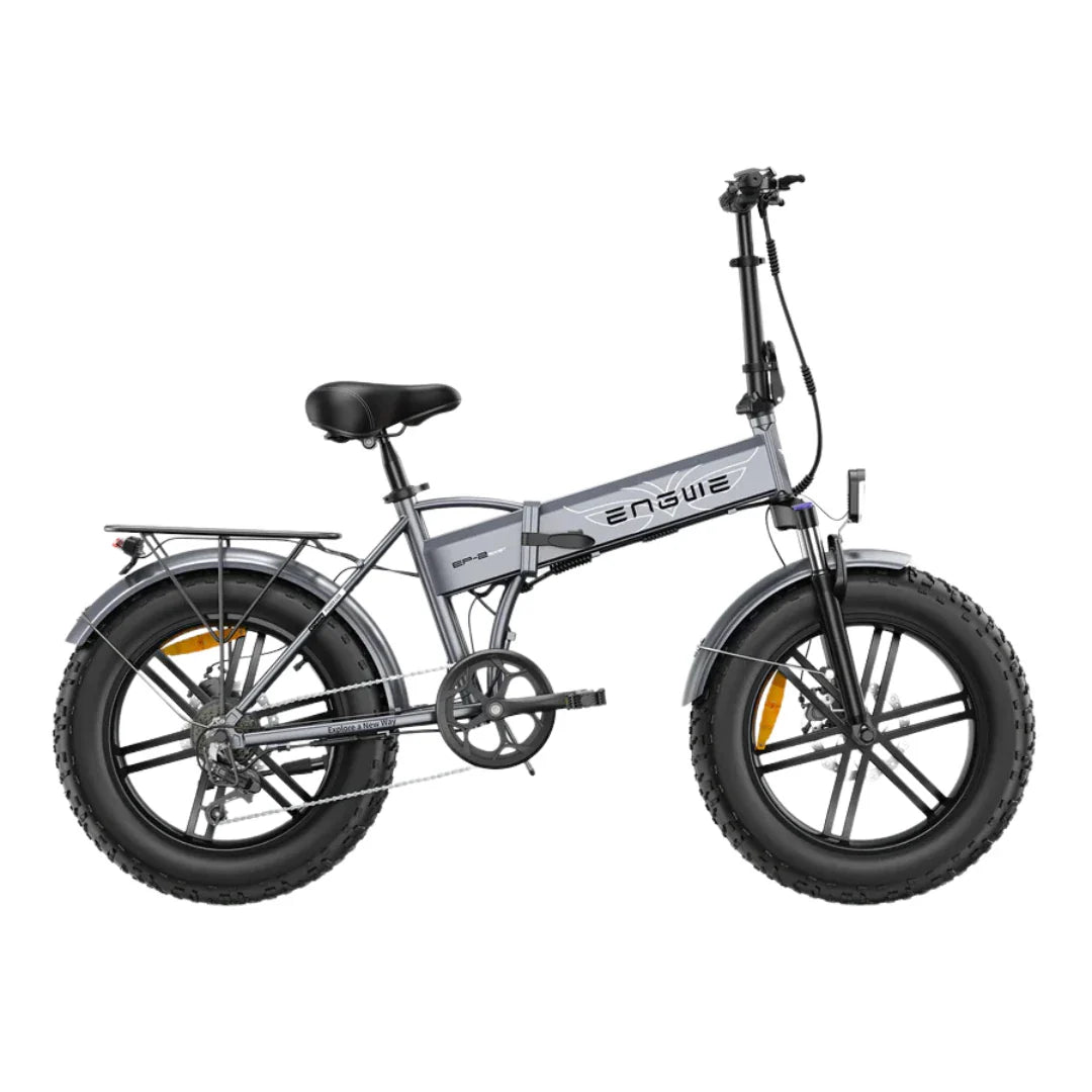 Electric bike Engwe EP 2 Boost featuring a compact design and fat tires for versatile riding