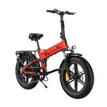 Electric Bike Engwe Engine X features a sleek design, fat tires, and sturdy frame for stability and comfort.