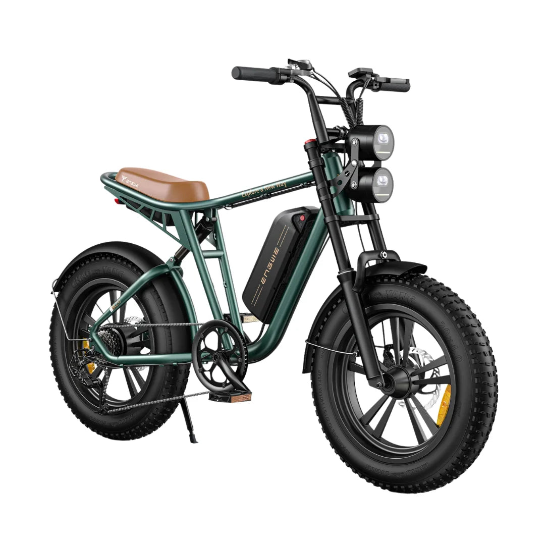 Electric bicycle Engwe M20 – front three-quarter view