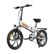 Electric Bike Engwe P1 features a sleek design, foldable frame, double disc brakes, and 20-inch wheels.