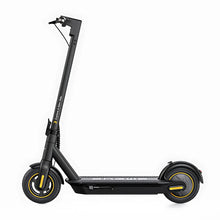 Electric Scooter Engwe Y10 features a sleek black design, sturdy frame, and yellow accents, perfect for urban mobility.