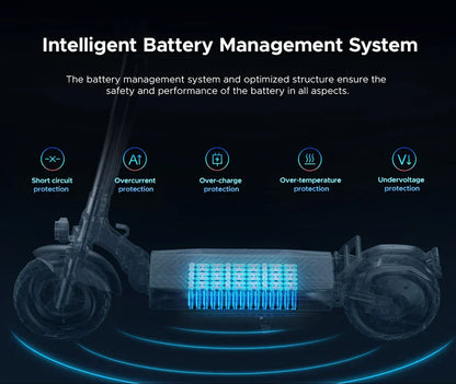 Electric Scooter Engwe Y600s features an intelligent battery management system ensuring safety with various protections.