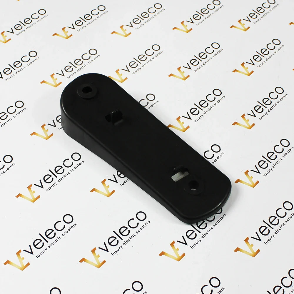 Right Armrest for Veleco Faster – angled view of black armrest base