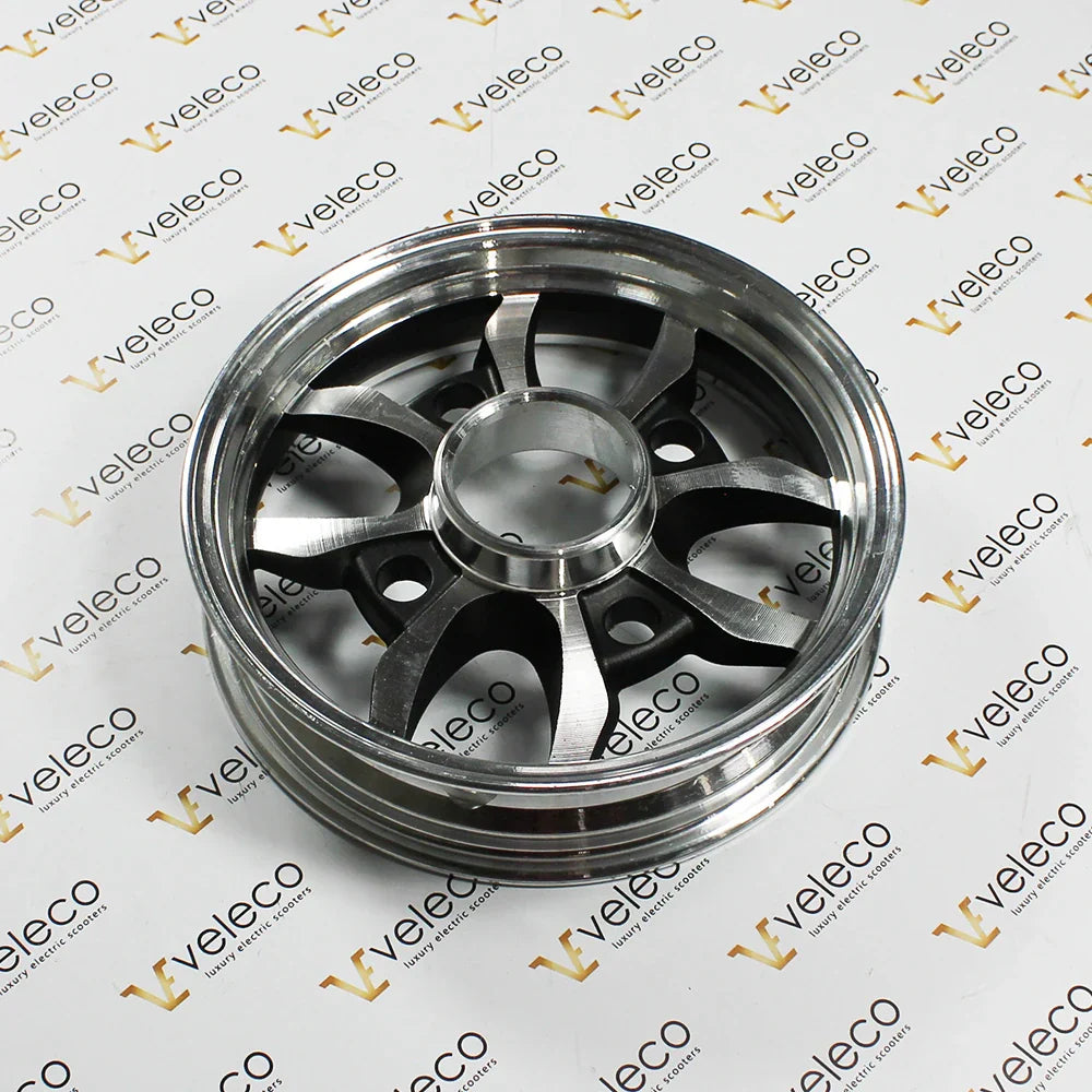 Front Rim for Veleco Faster – silver and black front rim