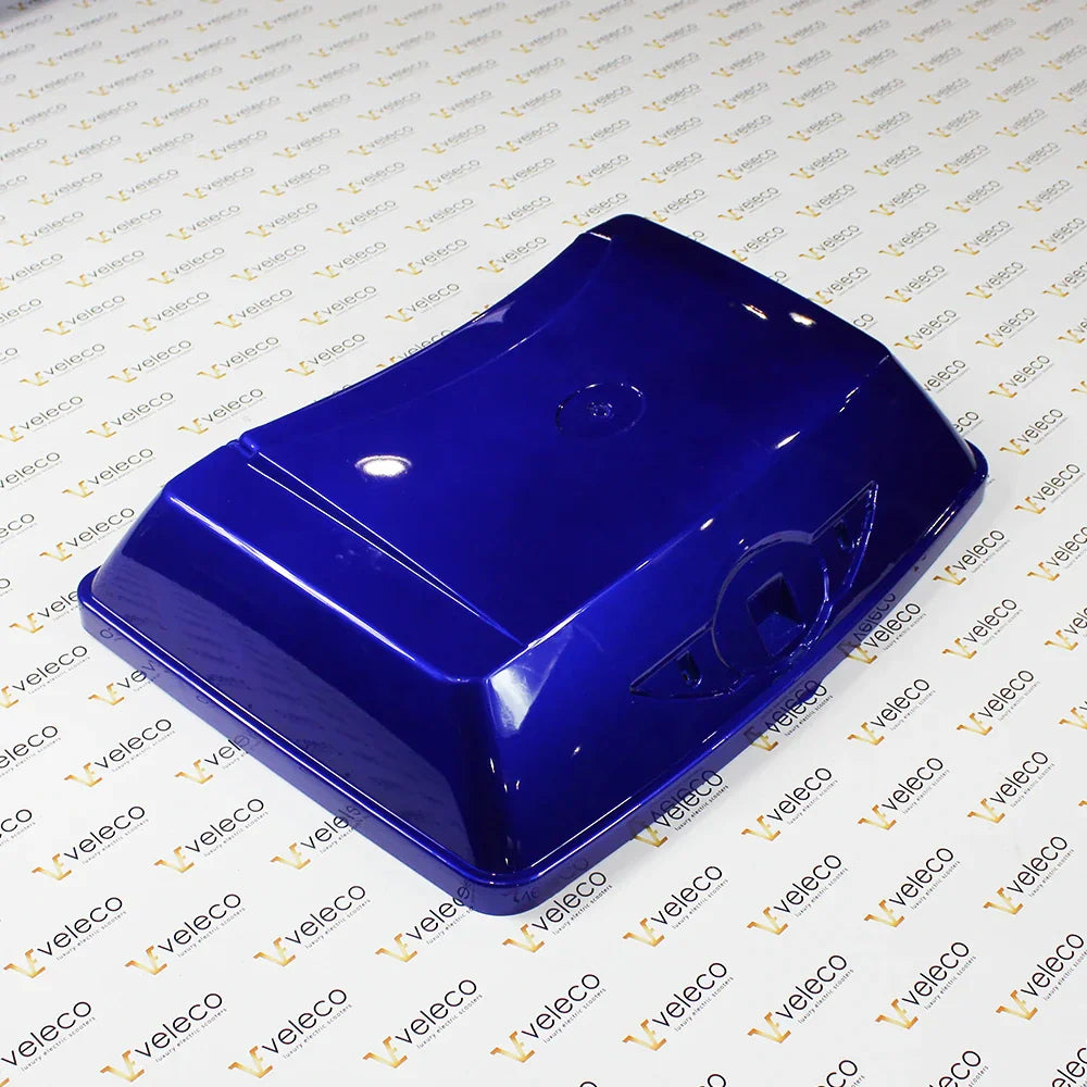 Blue Lockbox Upper Piece for Veleco Faster and Veleco Draco – blue top view