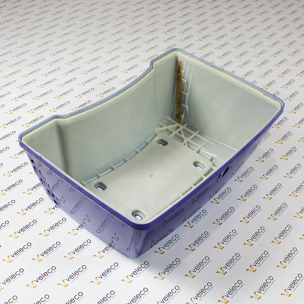 Blue Lockbox bottom piece for Veleco FASTER – blue lockbox bottom piece