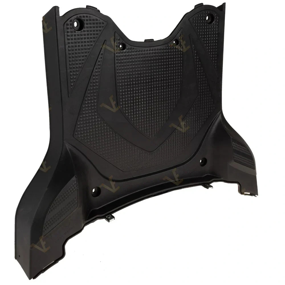 Footplate for Veleco Faster and Veleco Draco – black textured footplate, top view