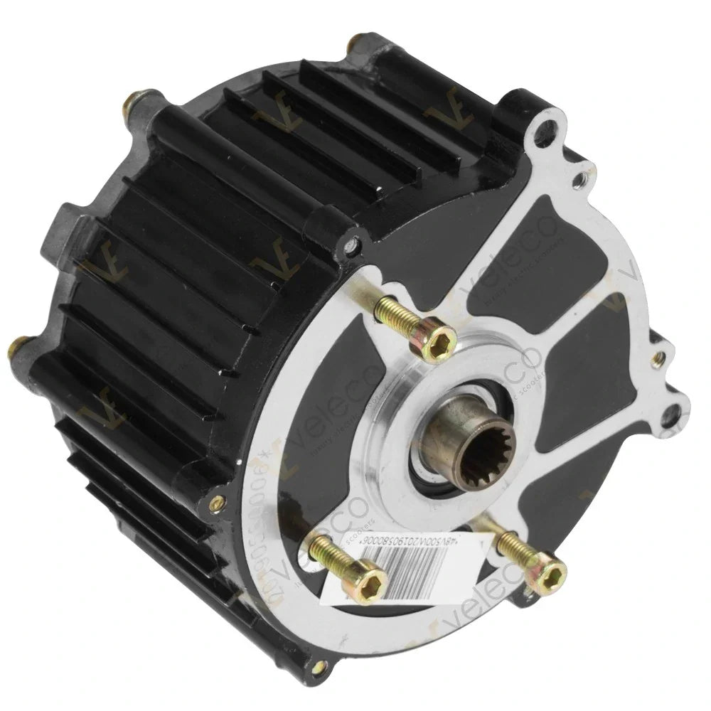 Motor for Veleco Faster and Veleco Gravis – black motor with silver bolts