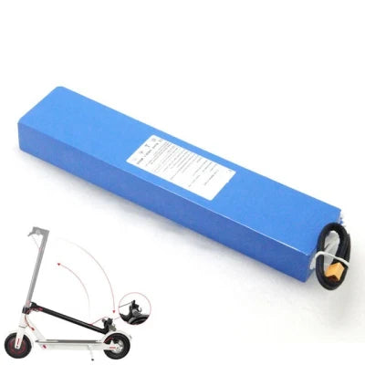 Battery 36V 7.5Ah – blue battery pack with label