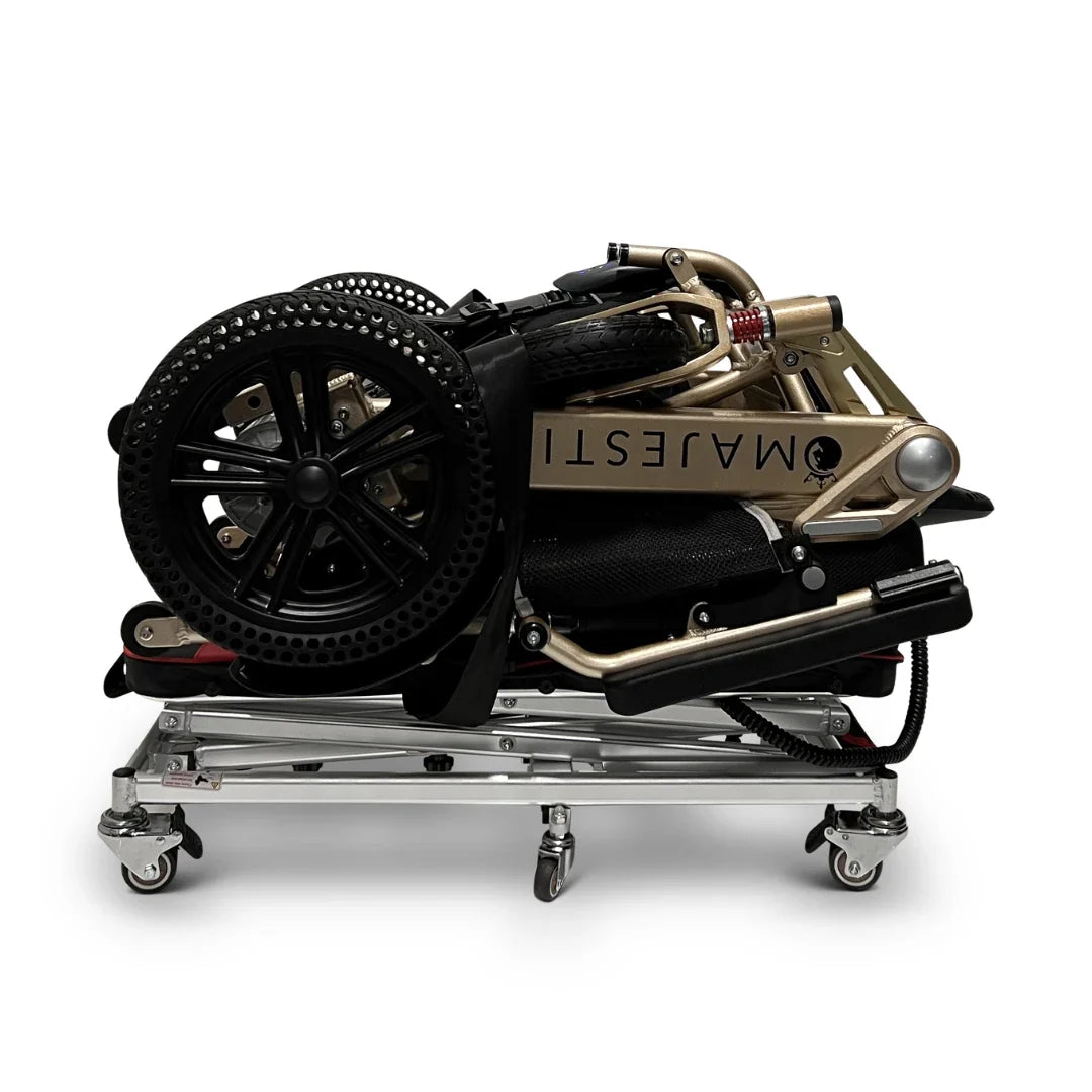 Prenosno električno dvigalo za invalidski voziček in skuter GO-Lift