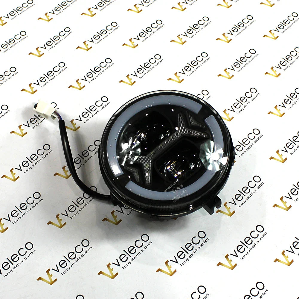 Headlamp for Veleco Gravis – round headlamp with LED ring