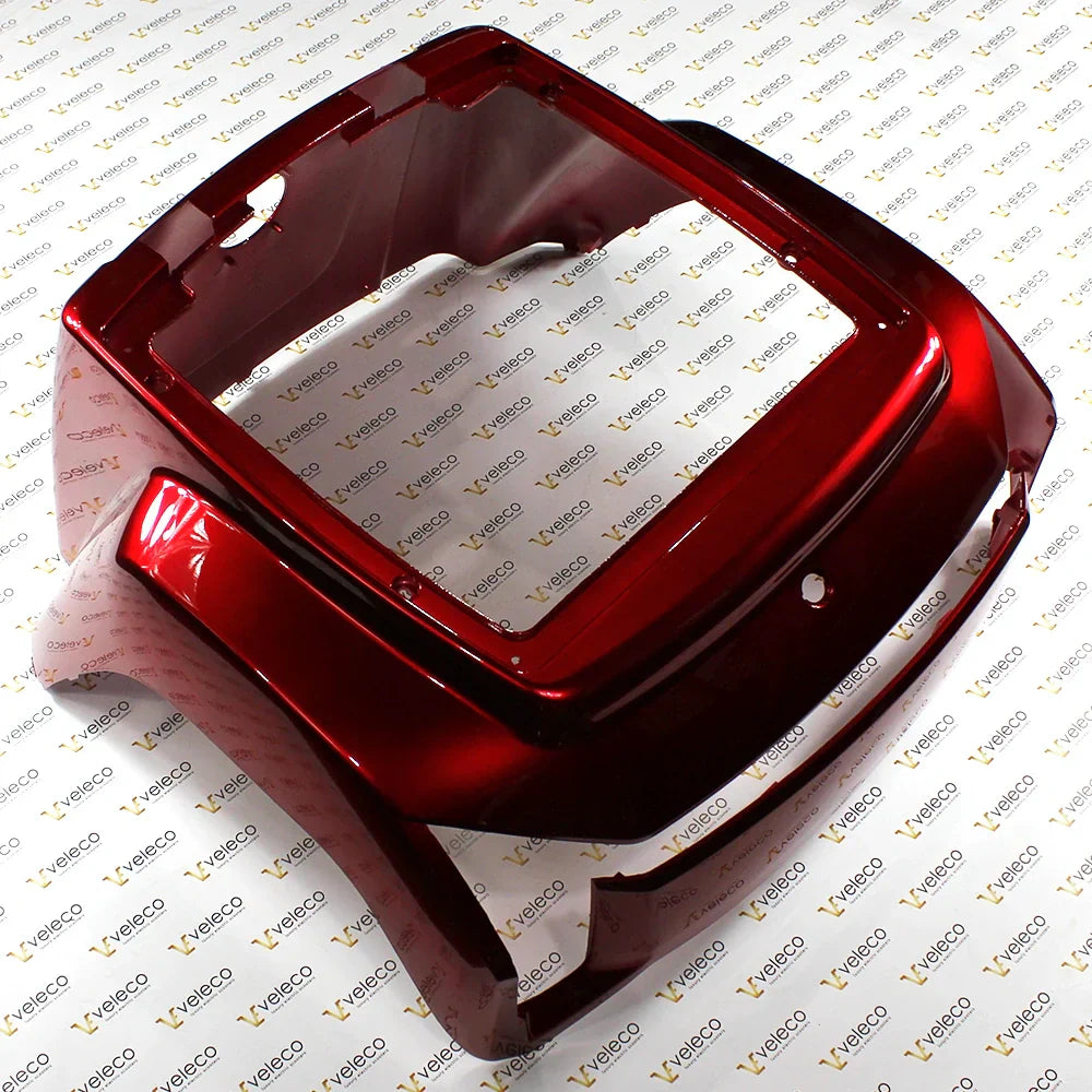 Red Shield Under Seat for Veleco Gravis – red metallic plastic body panel