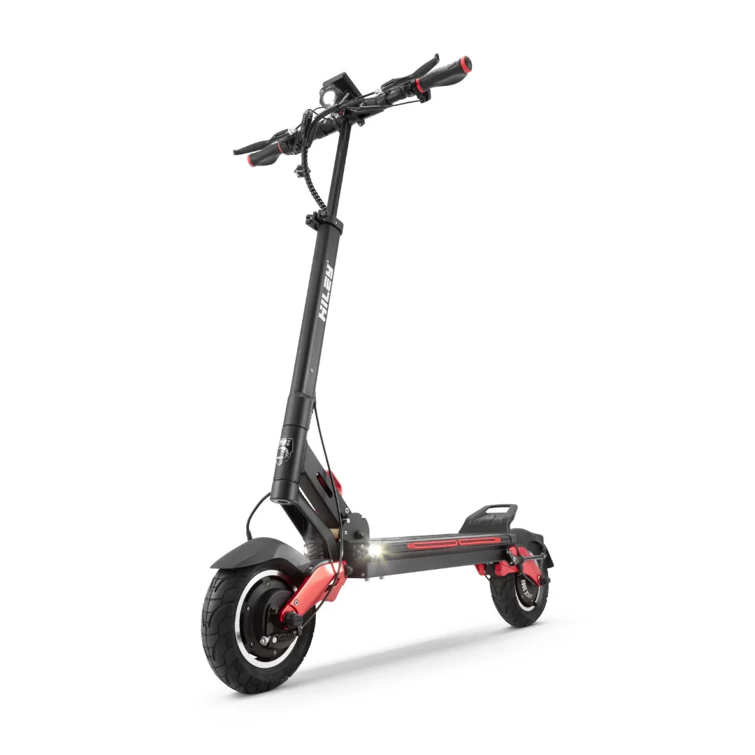 Electric Scooter Hiley Tiger Max Gtr offers a sleek design, sturdy frame, and durable, wide wheels for smooth rides.