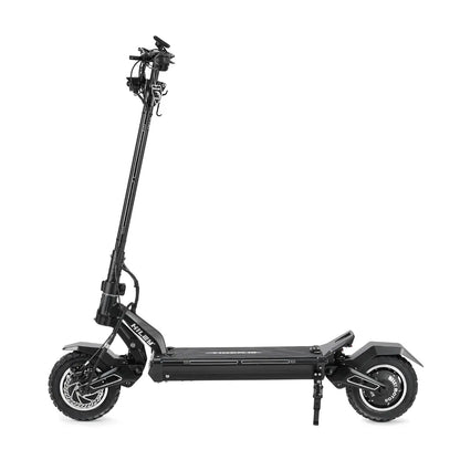 Electric Scooter Hiley Tiger 10 Gtr, a sleek black design, features robust tires and a sturdy frame.