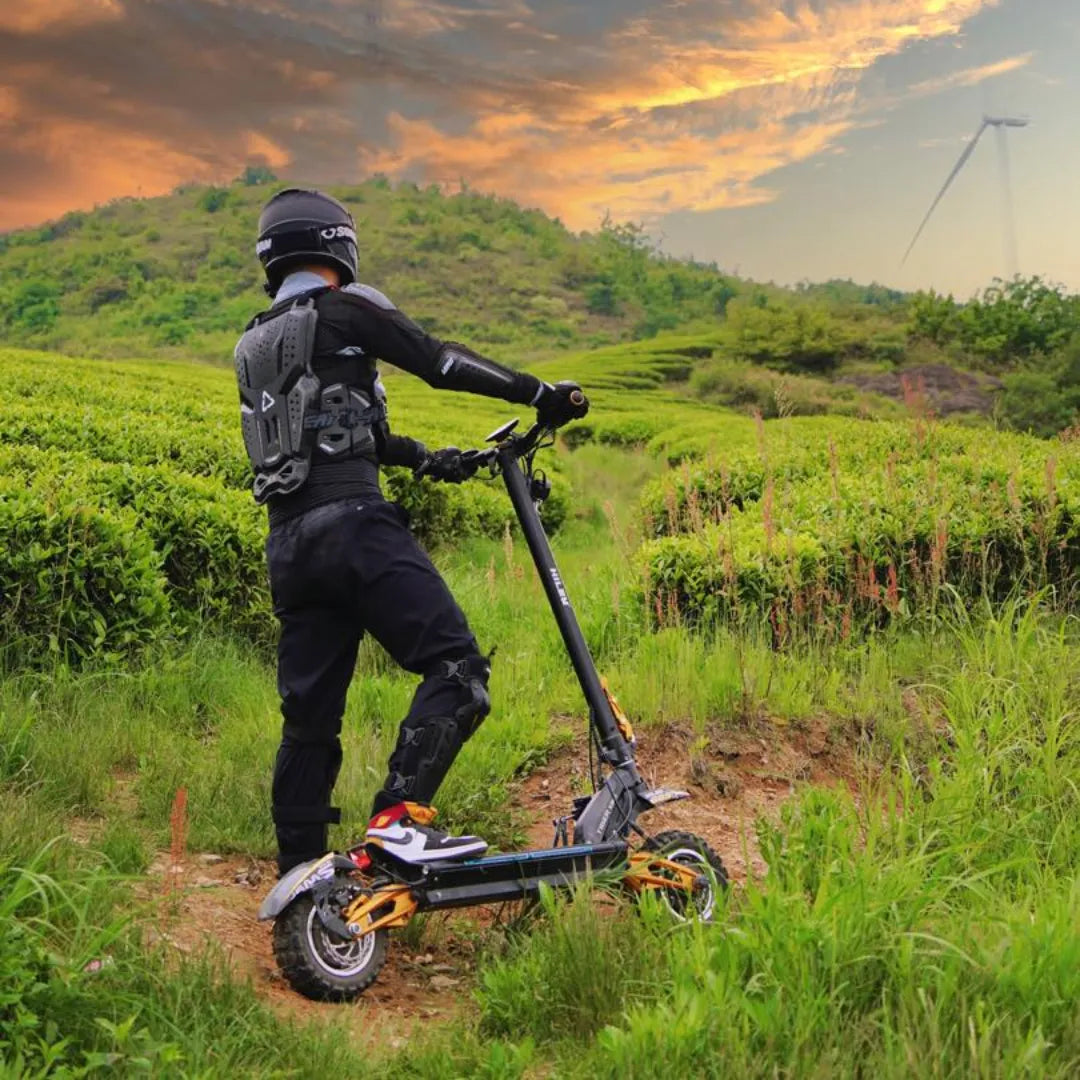 Electric Scooter Hiley Tiger King, rugged design ideal for off-road adventures, stylish and powerful.