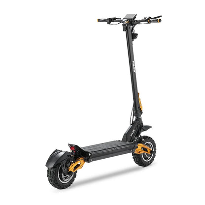 Electric Scooter Hiley Tiger King, robust design, off-road tires, adjustable handlebars, and compact body.