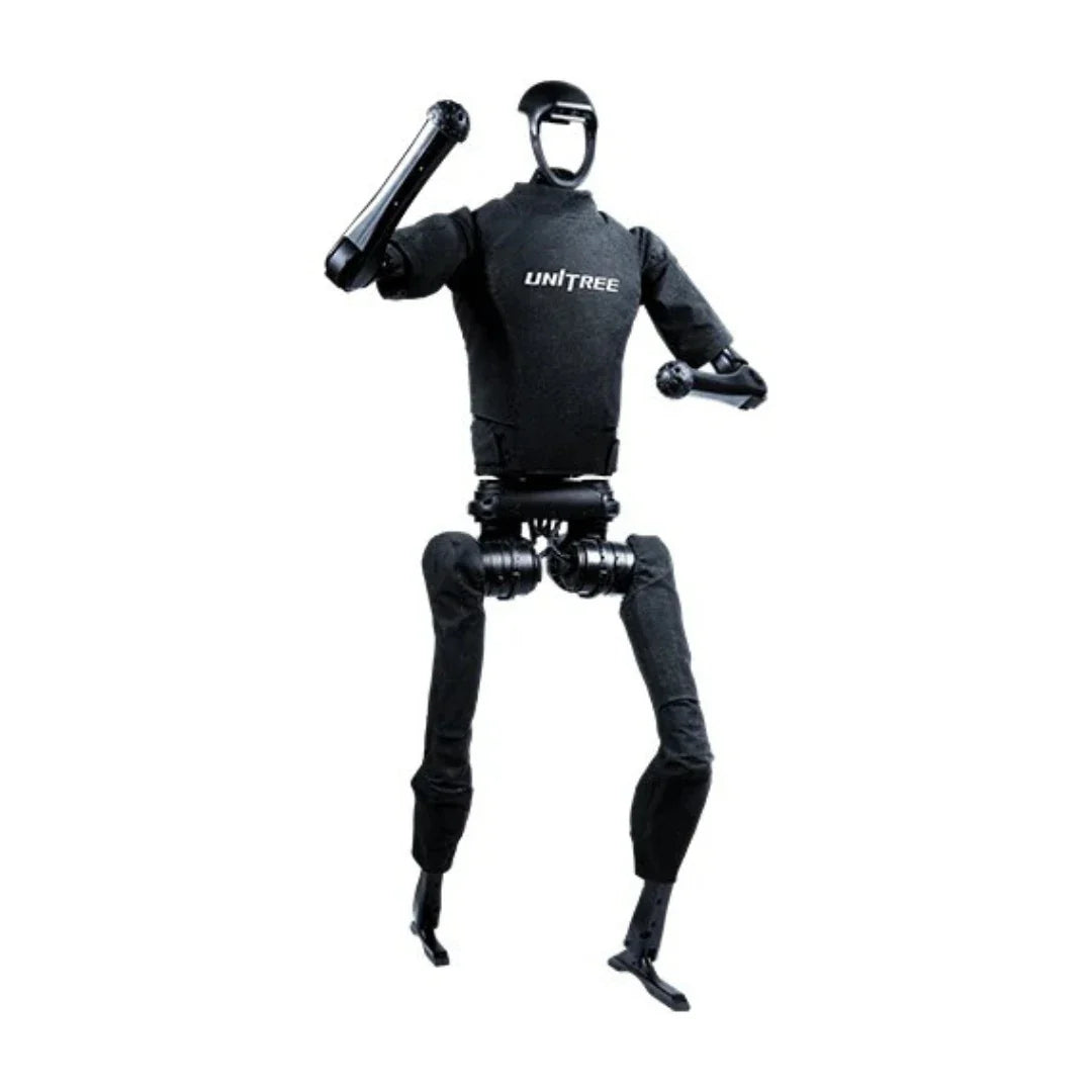Unitree H1 – front view, dynamic pose