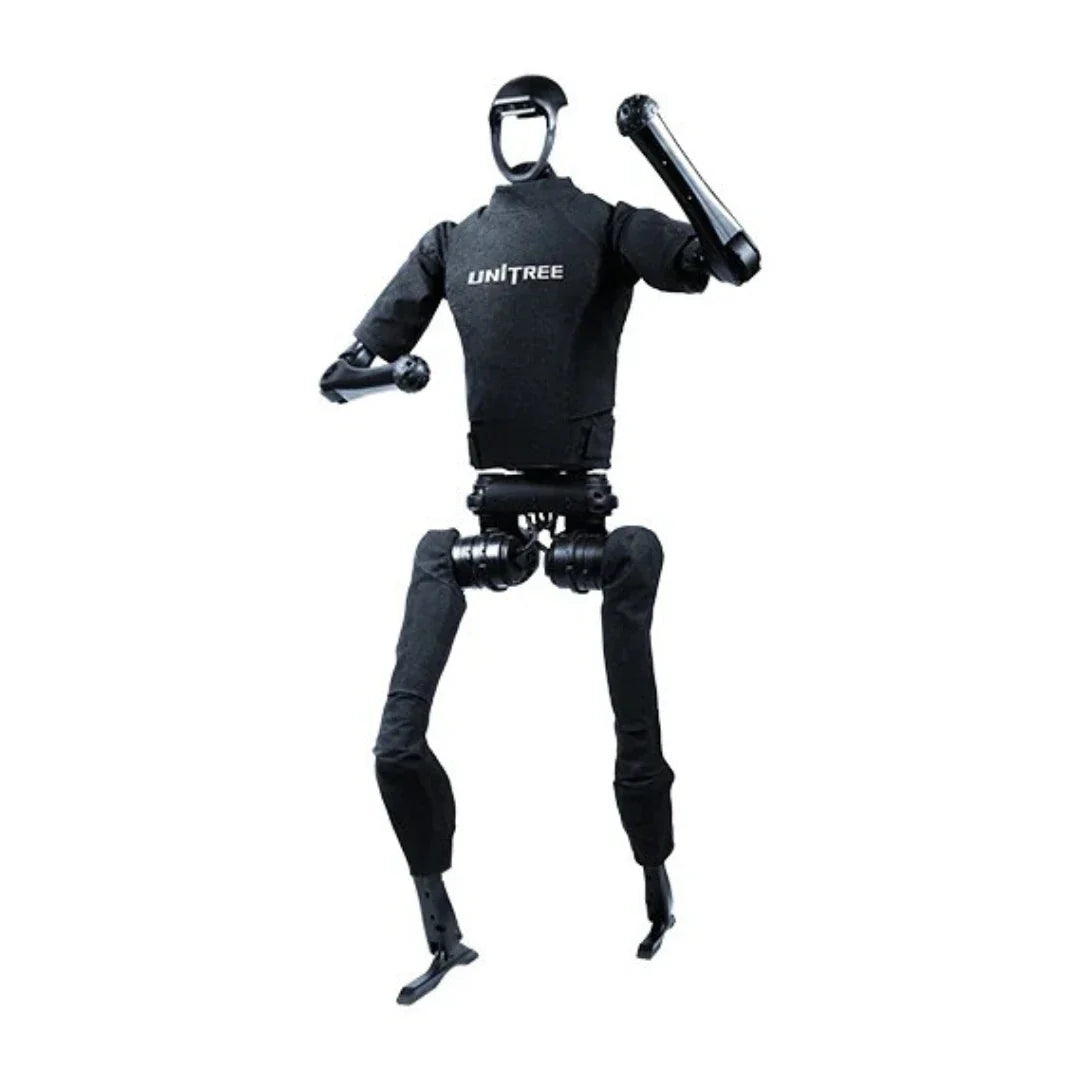 Unitree H1 – front view, dynamic pose