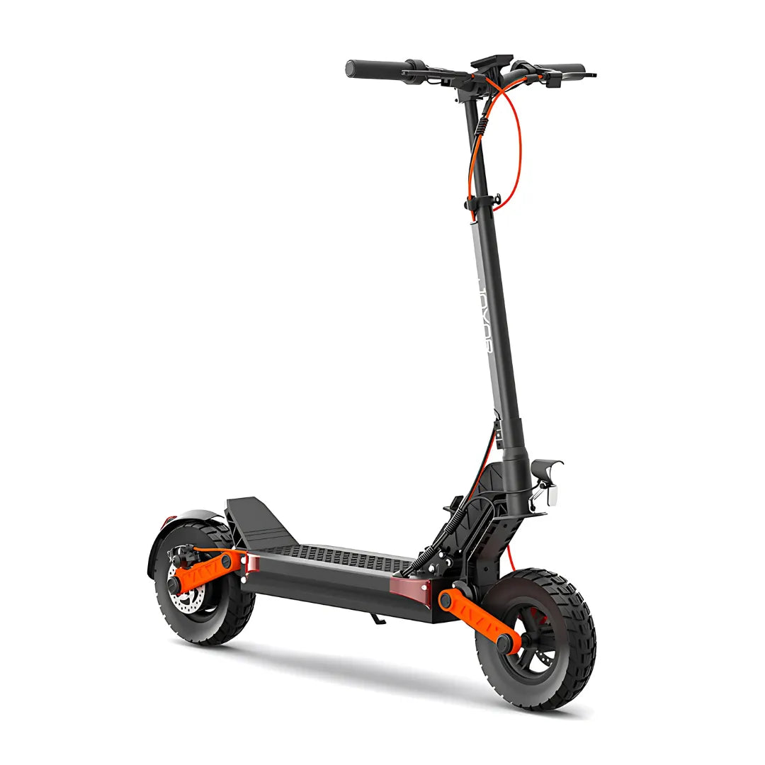 Electric scooter Joyor S5-Z – front view, kickstand down