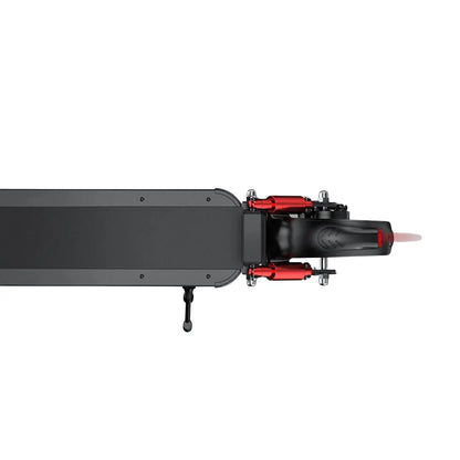 Electric Scooter Joyor G5 features a sleek black design with red shock absorbers and a robust build.