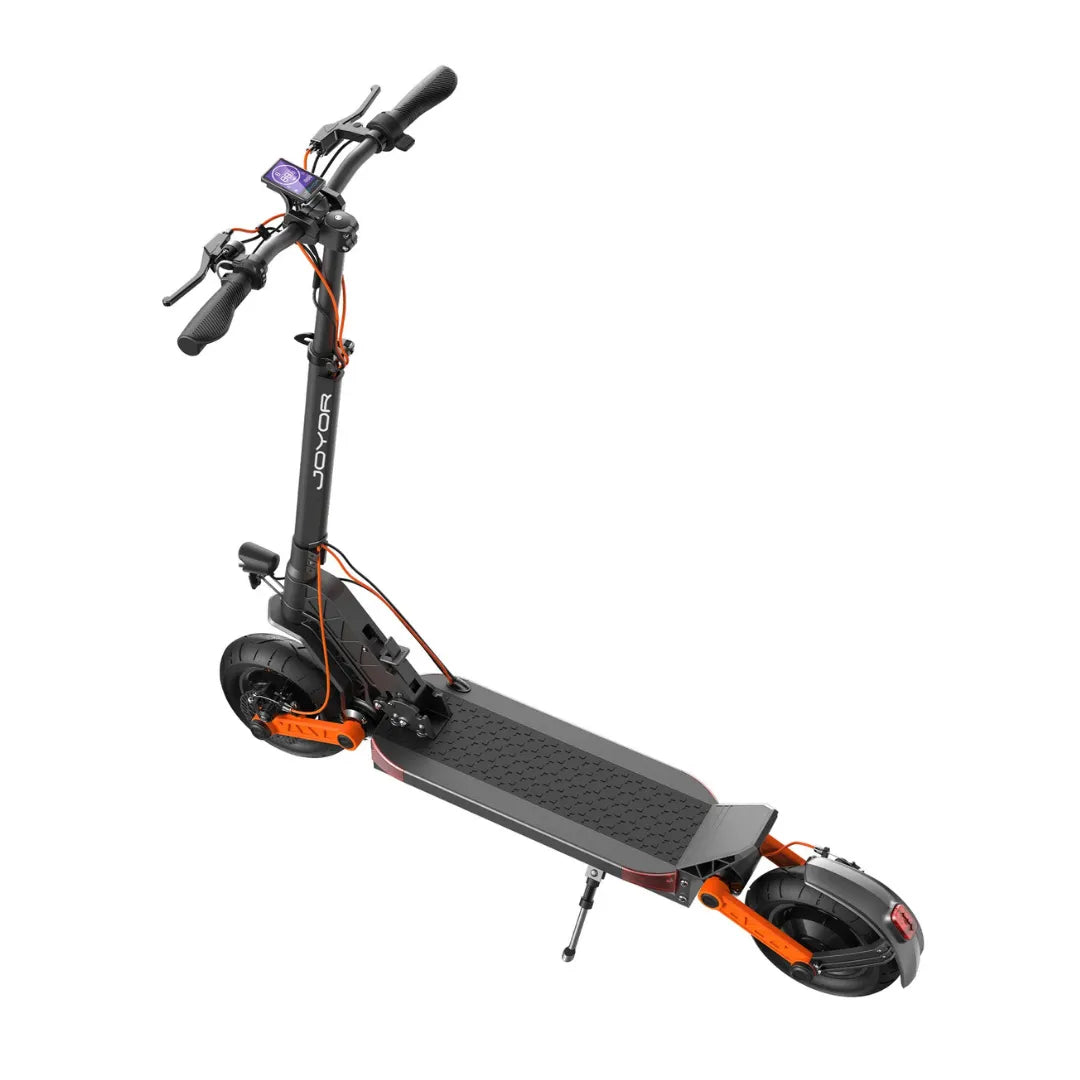 Electric scooter Joyor S10-S-Z – top down angled view