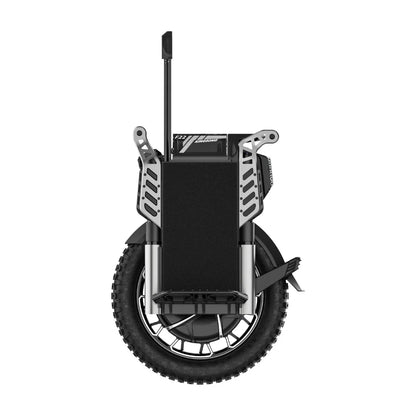 Electric Unicycle Kingsong F22 Pro features a robust design with a large tire, footpads, and durable frame.