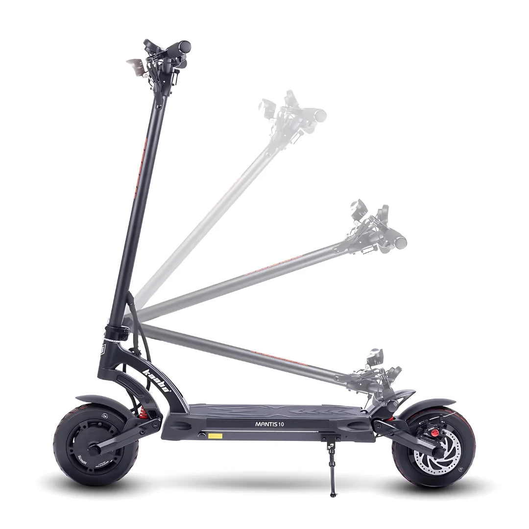 Electric scooter Kaabo Mantis 10 PLUS – folding mechanism animation