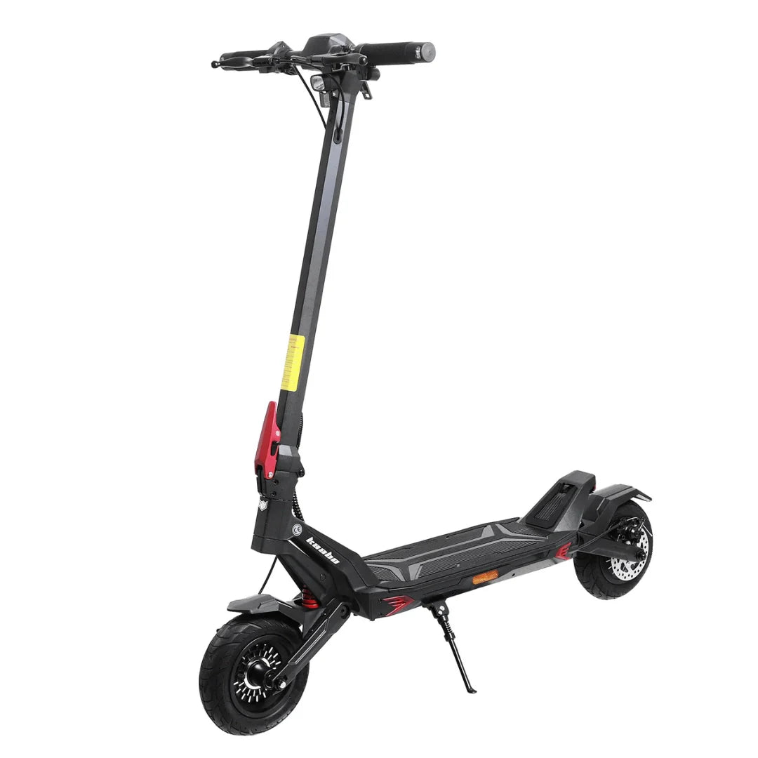 Electric scooter Kaabo Mantis URBAN – front three-quarter view, red colour variant