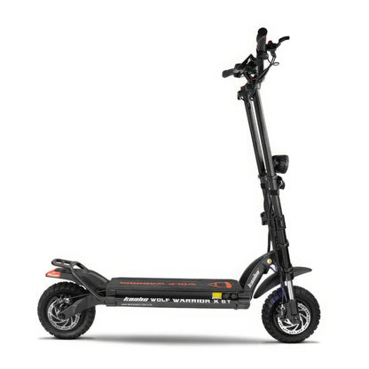 Electric Scooter Kaabo Wolf Warrior X GT features a sleek, robust design, off-road tires, and powerful performance.
