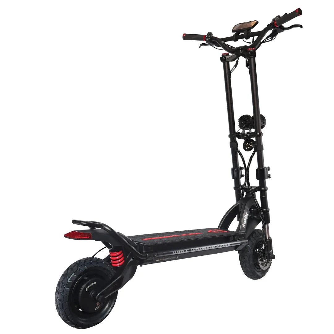 Electric scooter Kaabo Wolf Warrior X MAX – rear three-quarter view