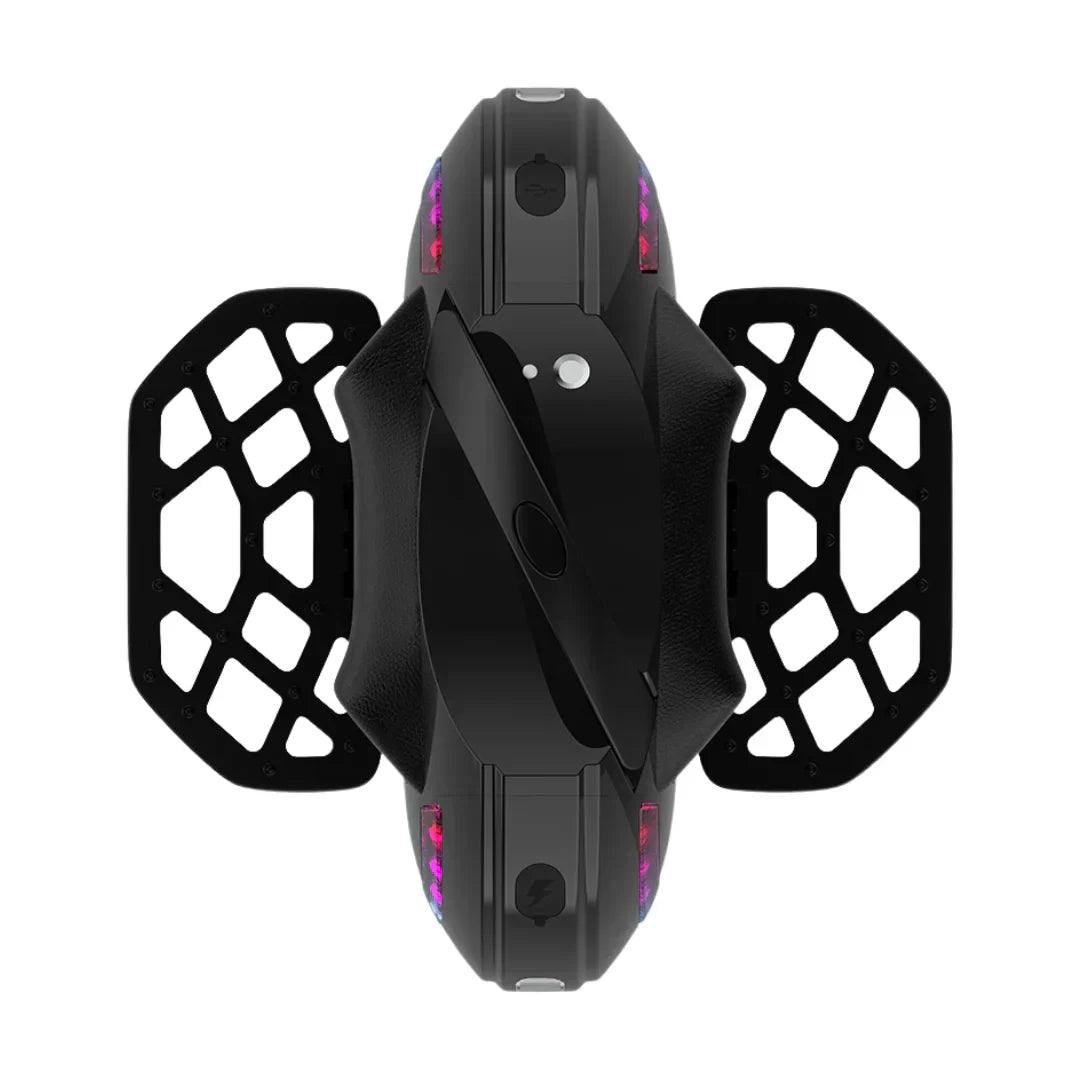Electric unicycle KingSong 14D – bottom view, black colour variant