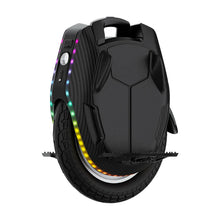 Electric Unicycle Kingsong 16x features a sleek design, vibrant LED lights, and a sturdy wheel for smooth rides.