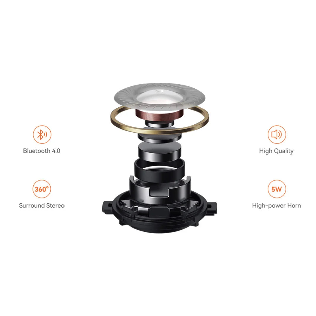 Electric Unicycle Kingsong 18xl features a high-quality 5W horn with Bluetooth 4.0 and 360° surround stereo.