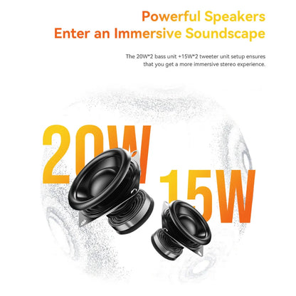 Electric Unicycle Kingsong S19 features powerful 20W bass and 15W tweeter speakers for immersive sound.