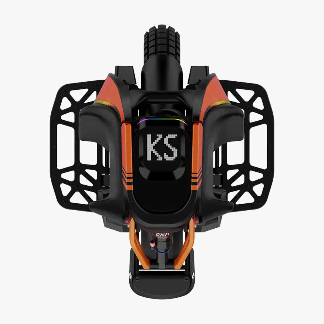 Electric Unicycle Kingsong S19 Pro features a sleek design, sturdy frame, and vibrant accents, ideal for urban commuting.