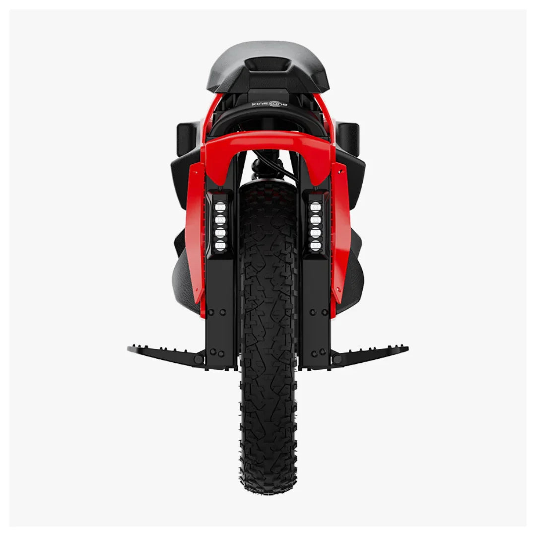 Electric unicycle KingSong S22 Pro – red colour variant, rear view