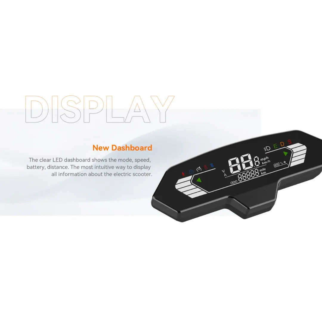 Electric scooter KingSong N12 Pro – dashboard display close-up