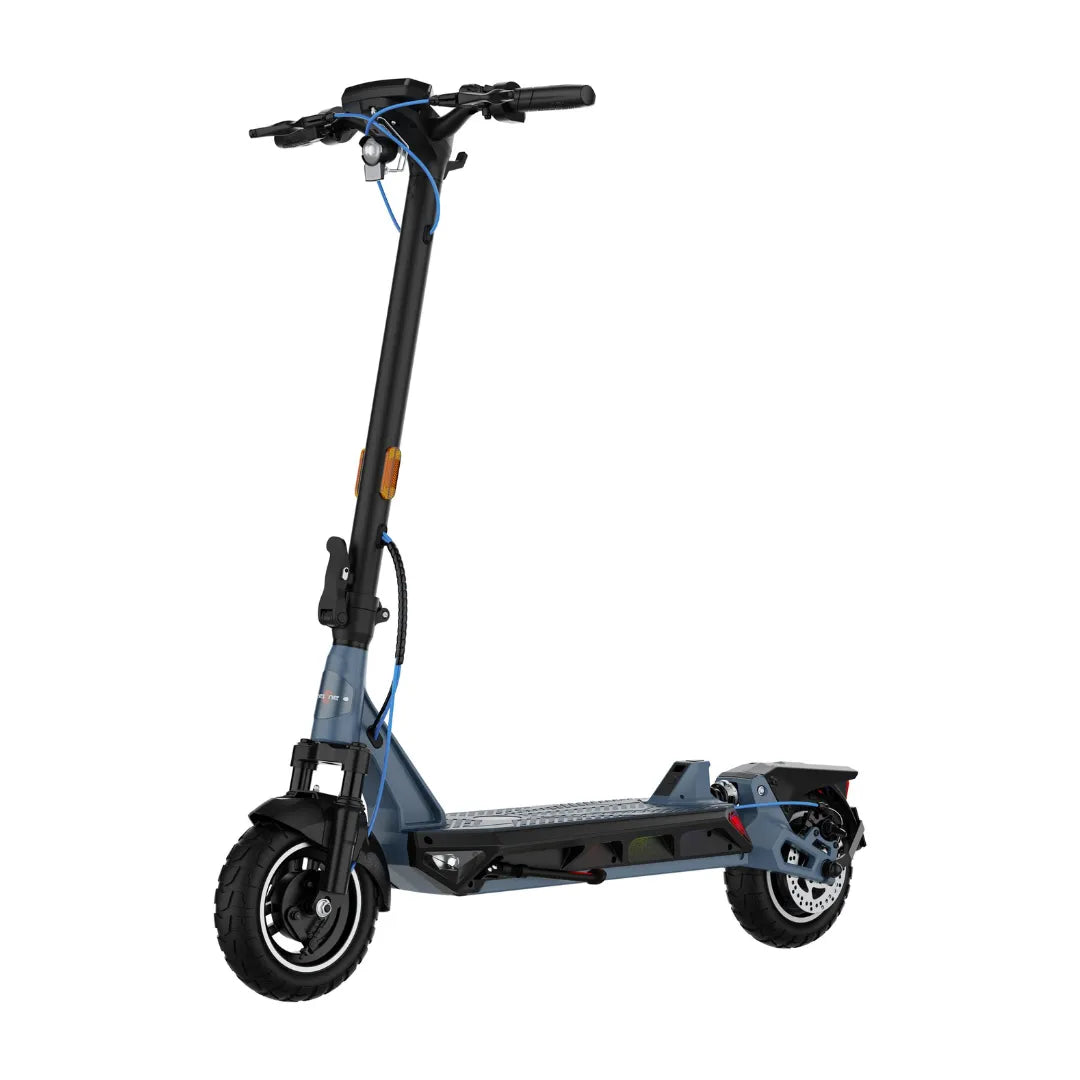 Electric scooter KingSong N12 Pro – front three-quarter view, blue colour variant