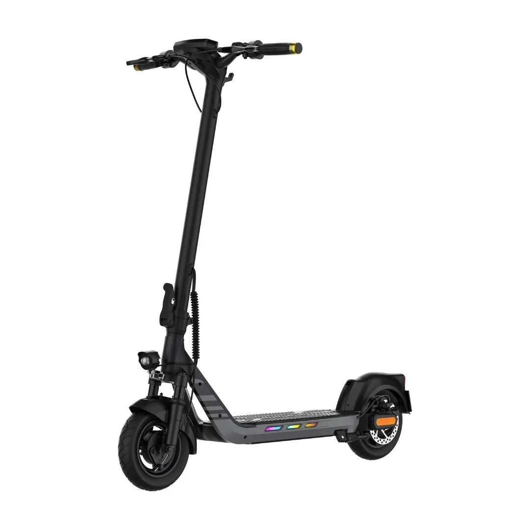 Electric Scooter Kingsong N14 features a sleek black design, sturdy frame, and durable wheels for smooth rides.