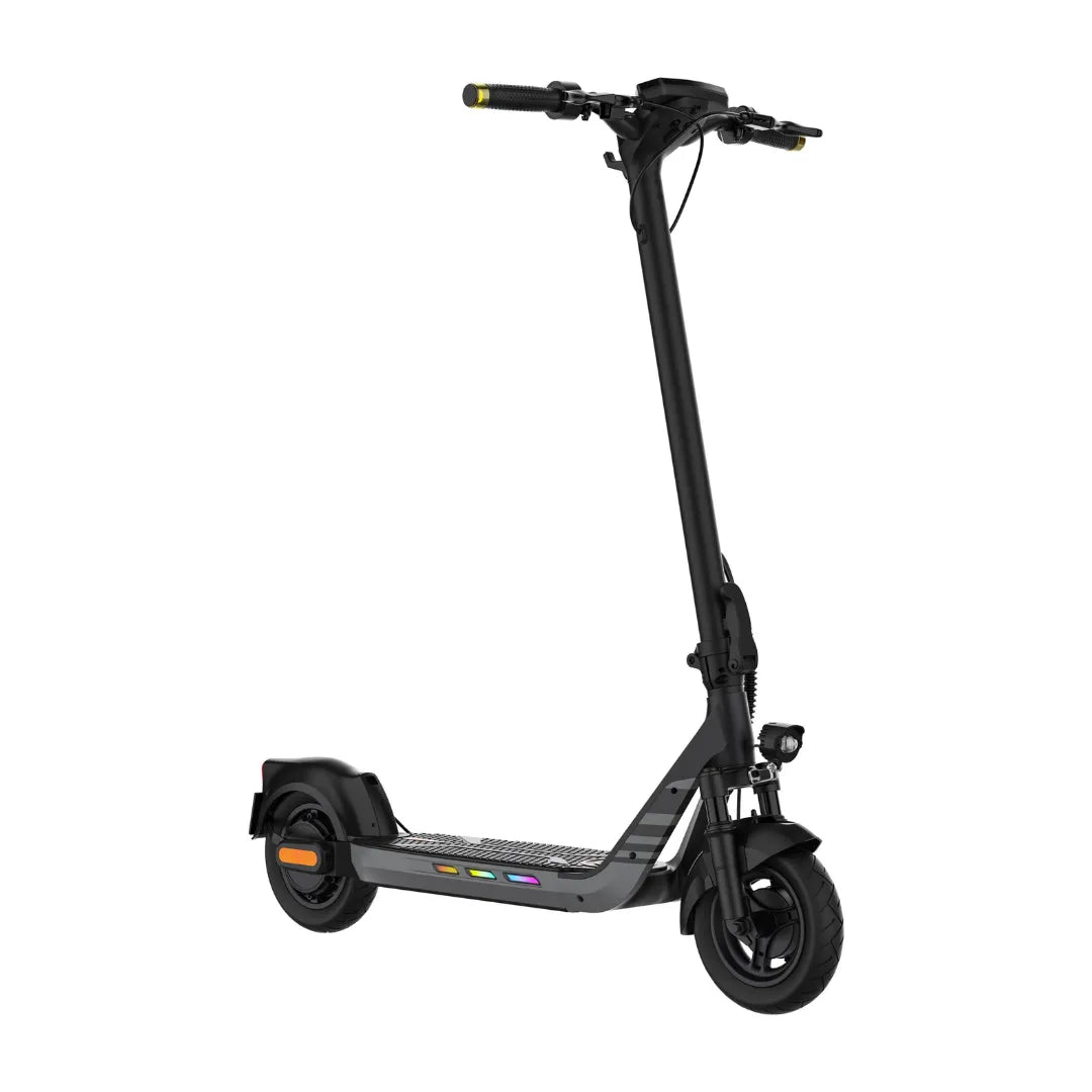 Electric Scooter Kingsong N14 features a sleek black design, sturdy frame, and ergonomic handlebars.