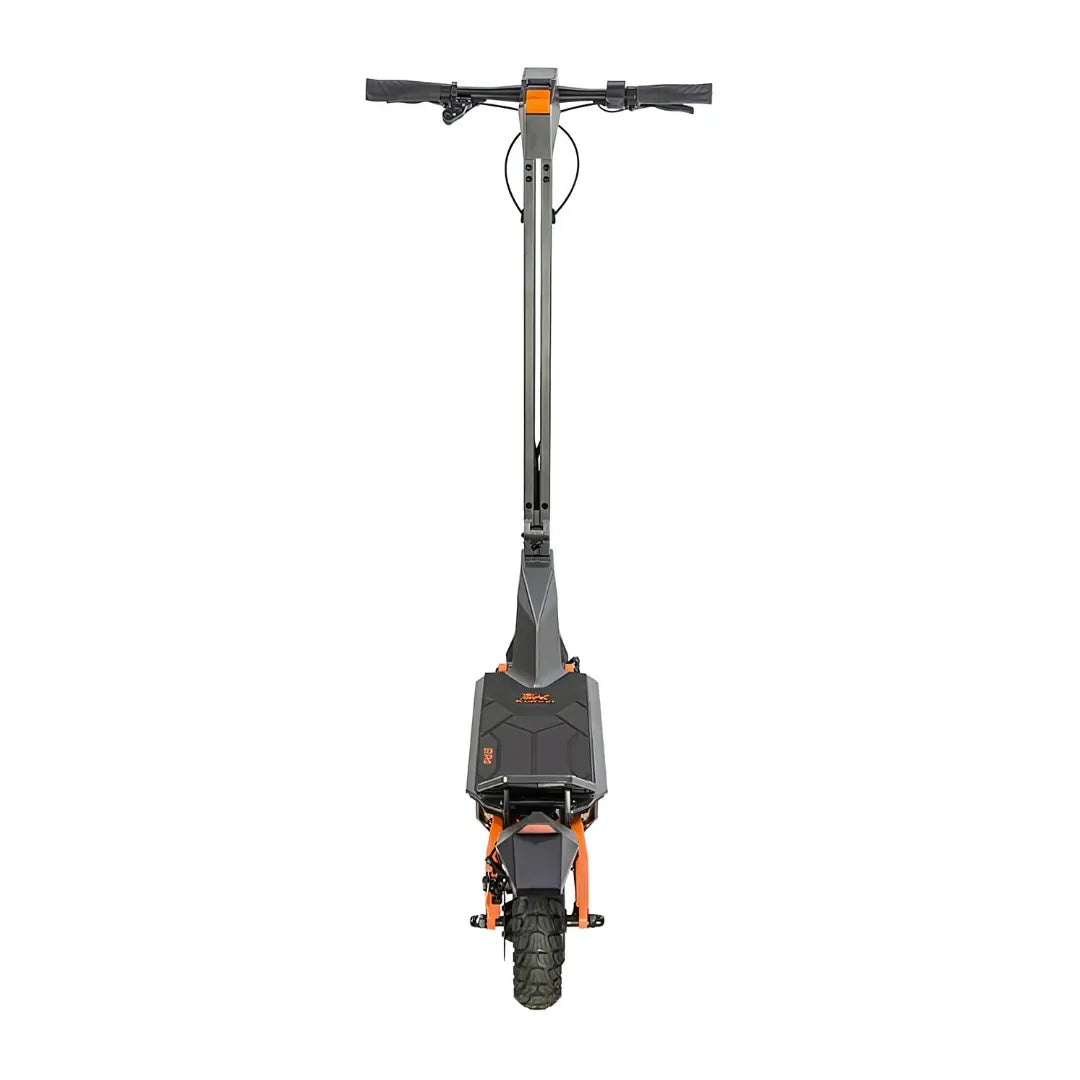 Electric Scooter Kukirin G1 Pro features a sleek design with a sturdy frame and rugged tires for enhanced stability.